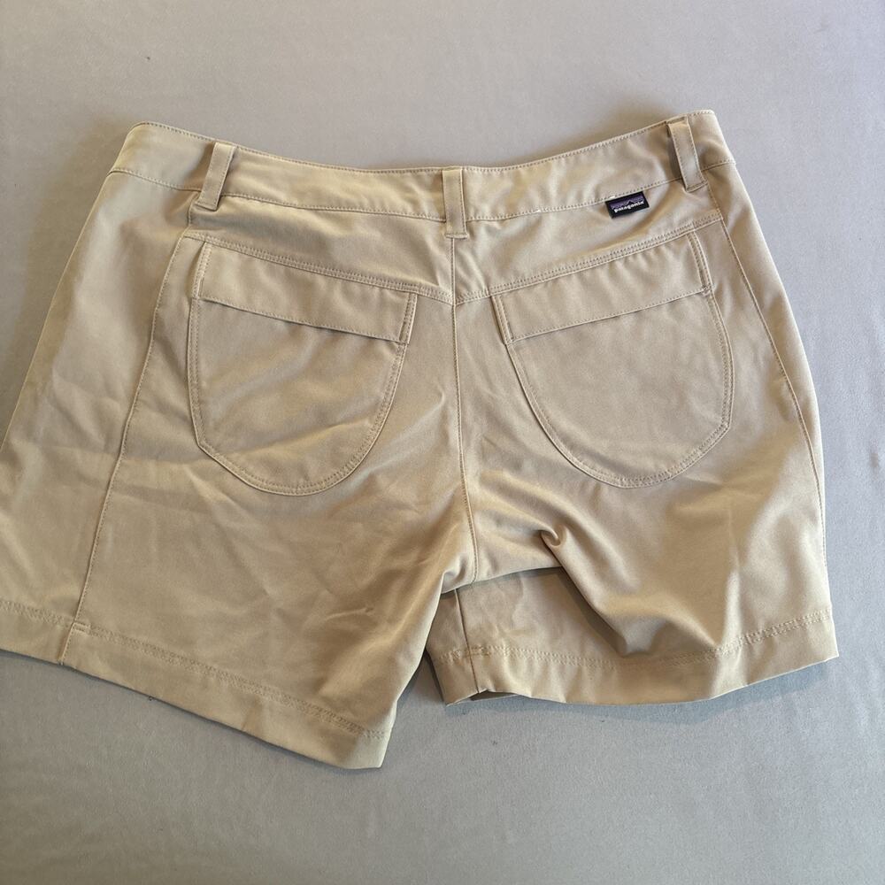 Patagonia 8 women’s beige outdoor hiking gym shorts - Picture 6 of 6